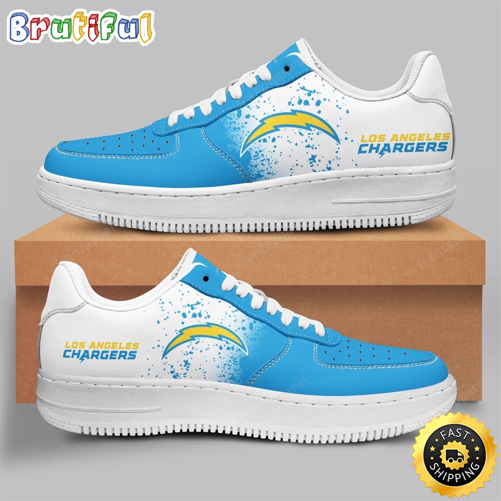 NFL Los Angeles Chargers Air Force 1 Shoes Football Sports Shoes 1
