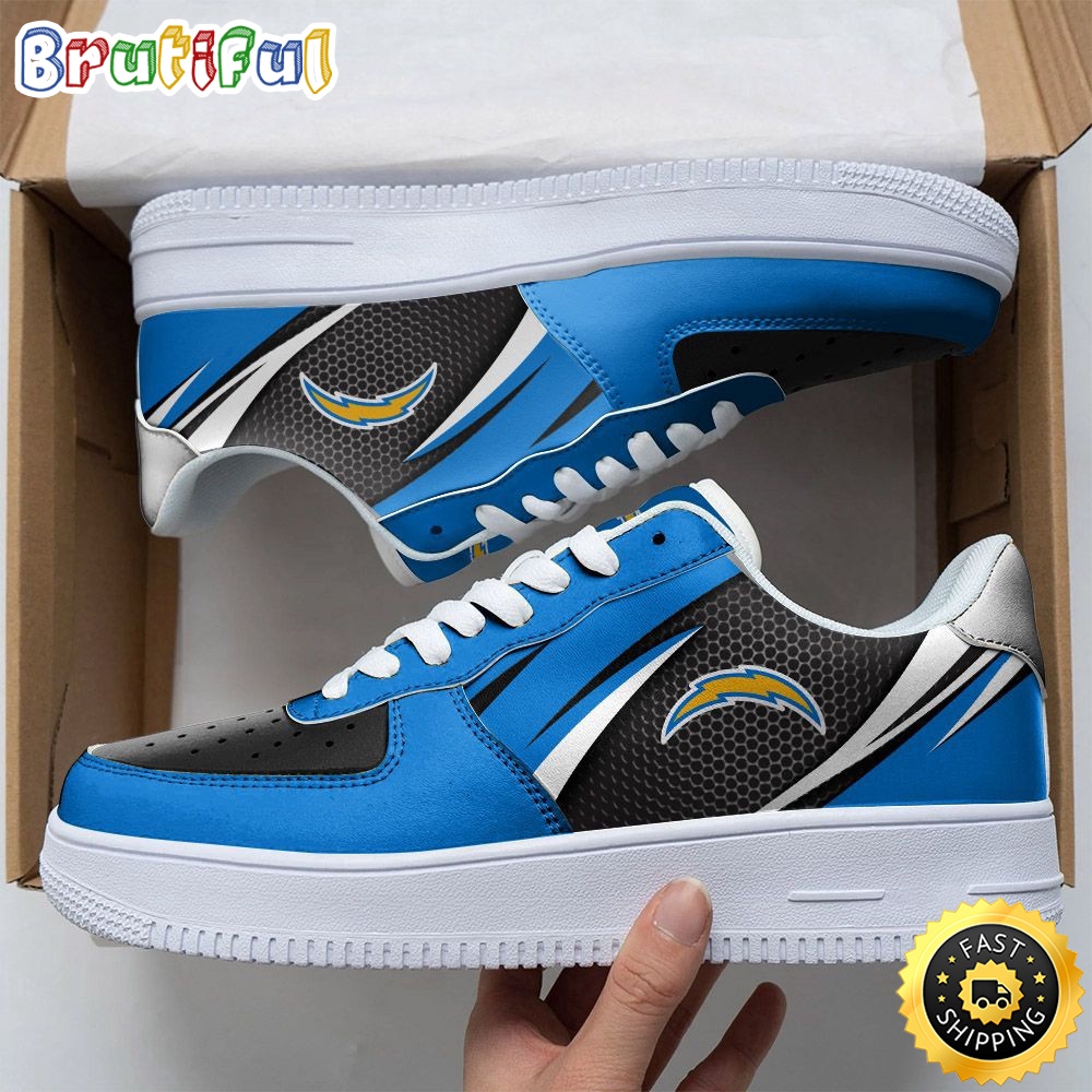 NFL Los Angeles Chargers Air Force 1 Shoes Sleek AF1 Fashion 1