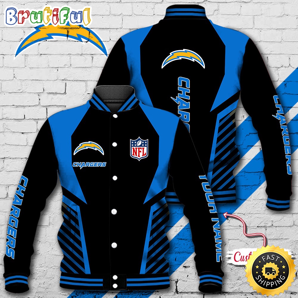 NFL Los Angeles Chargers Baseball Jacket Football Sports Jacket
