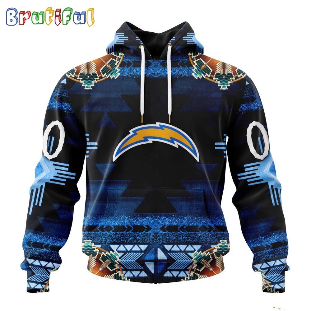 NFL Los Angeles Chargers Hoodie Special Native Costume Design Hoodie 1