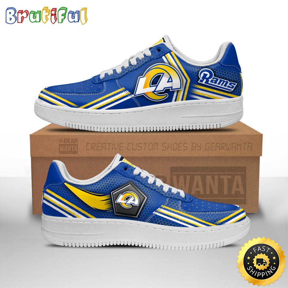 NFL Los Angeles Rams Air Force 1 Shoes Air Sneakers For Fans 1