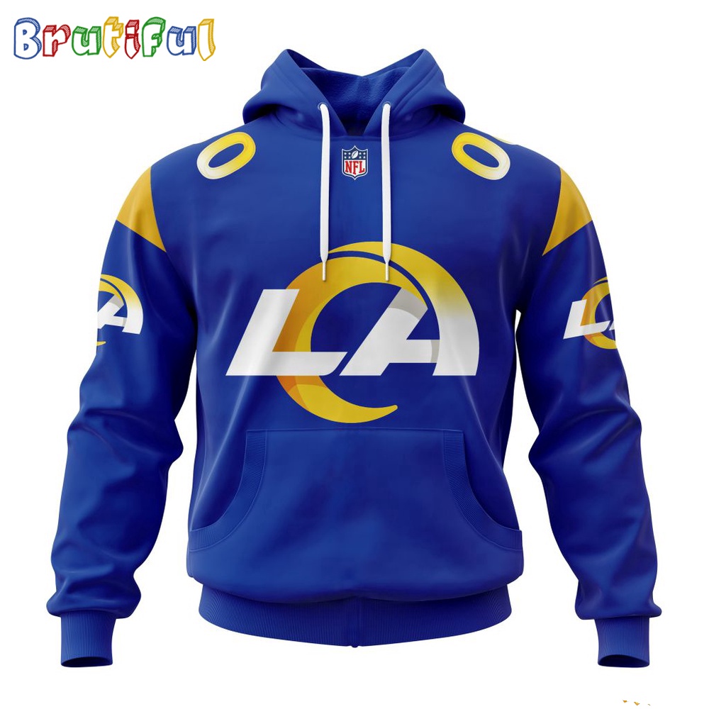 NFL Los Angeles Rams Hoodie 2024 Personalized Name And Number Unisex Hoodie 1