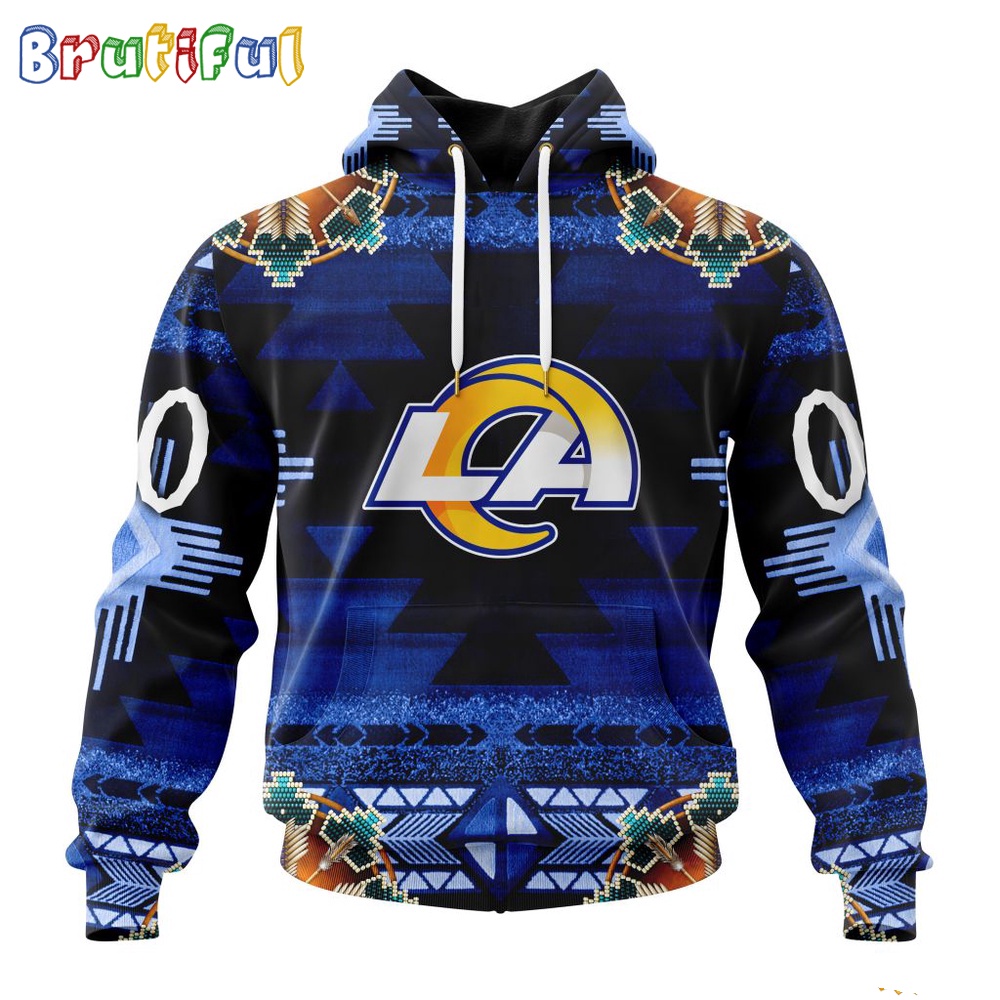 NFL Los Angeles Rams Hoodie Special Native Costume Design Hoodie 1