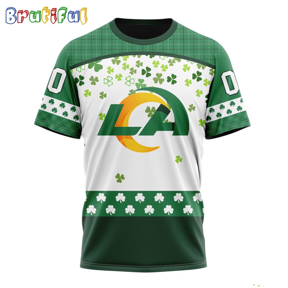 NFL Los Angeles Rams T Shirt Special Design T Shirt St Patrick Day 1