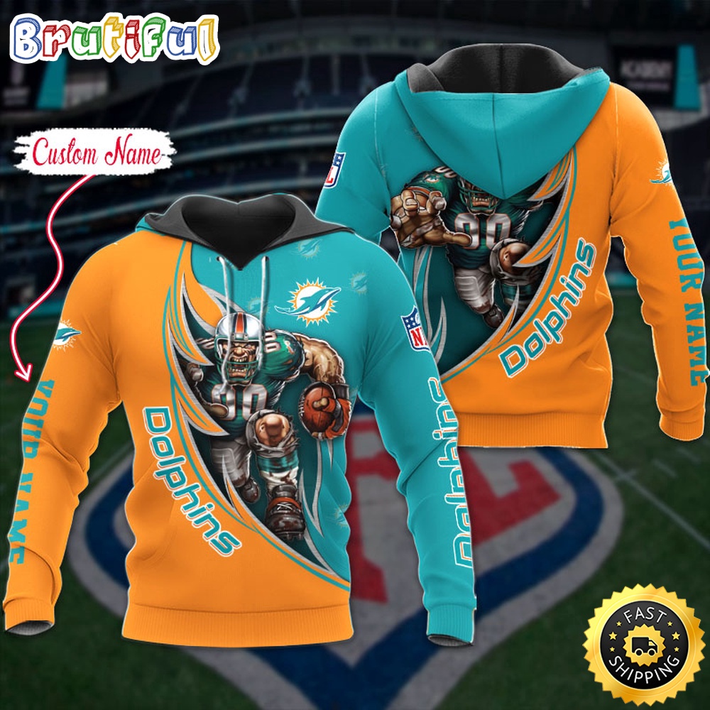 NFL Miami Dolphins Hoodie Damn Right Sport Hoodie