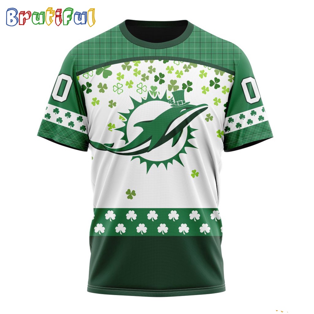 NFL Miami Dolphins T Shirt Special Design T Shirt St Patrick Day 1