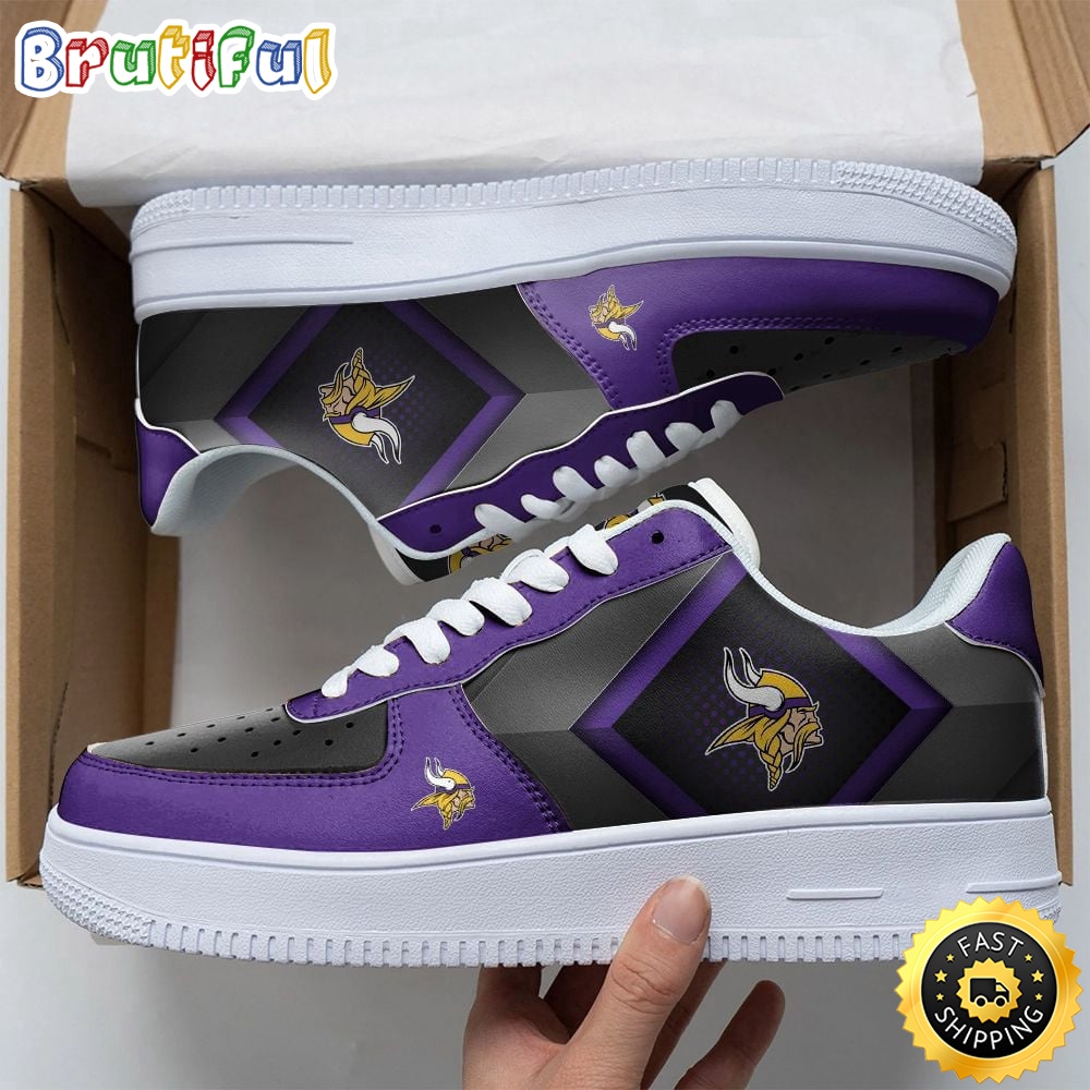 NFL Minnesota Vikings Air Force 1 Shoes Chic AF1 Collection 1
