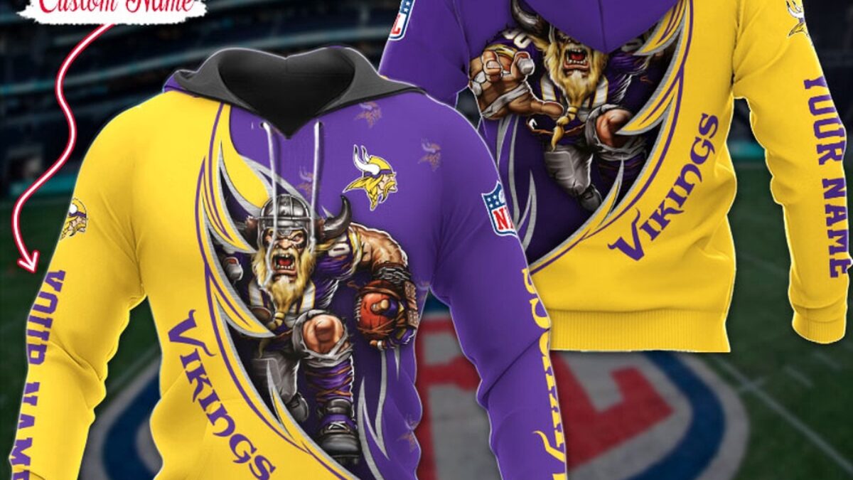 NFL Minnesota Vikings Hoodie Damn Right Sport Hoodie