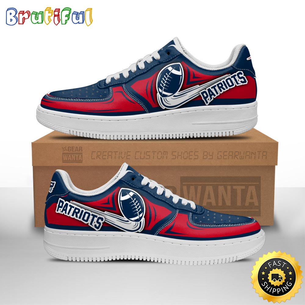 NFL New England Patriots Air Force 1 Shoes Football Sneaker Shoes 1