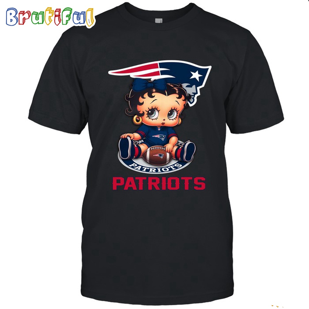 NFL New England Patriots T Shirt Betty Boop Football Tshirt