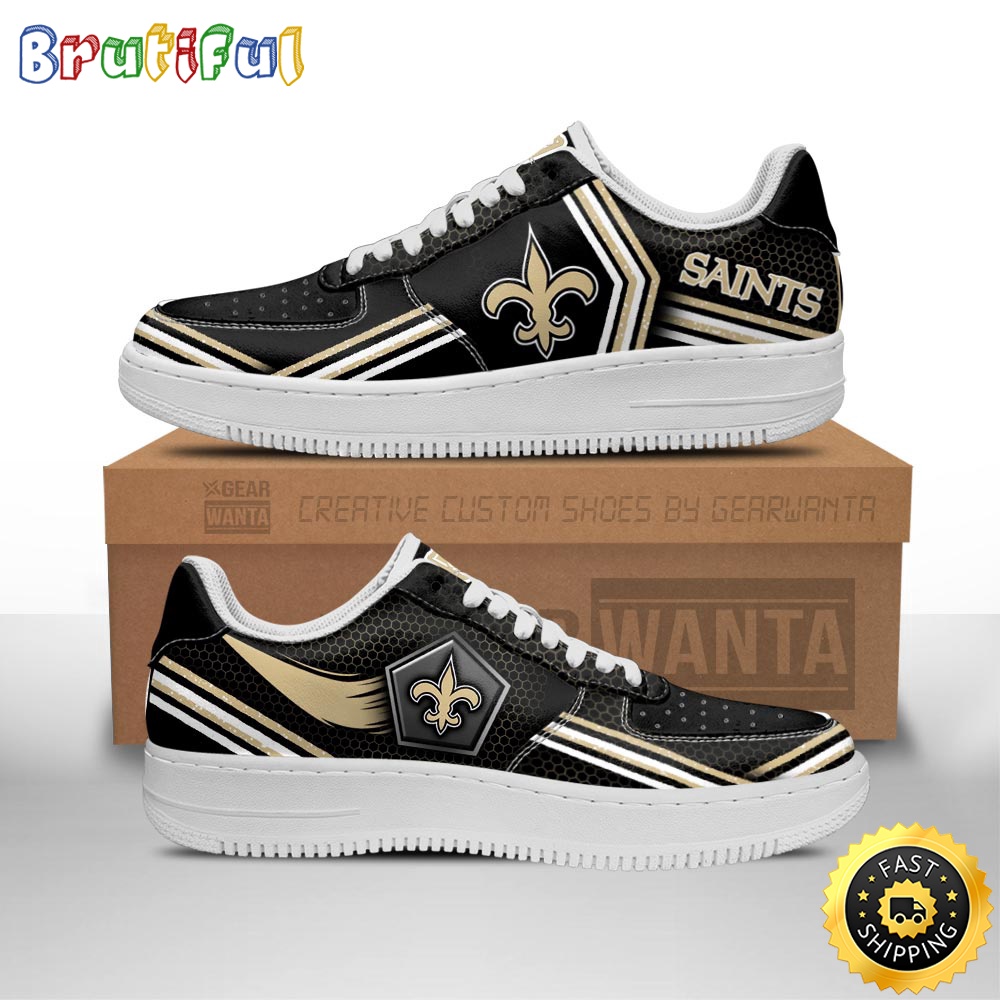 NFL New Orlean Saints Air Force 1 Shoes Air Sneakers For Fans 1