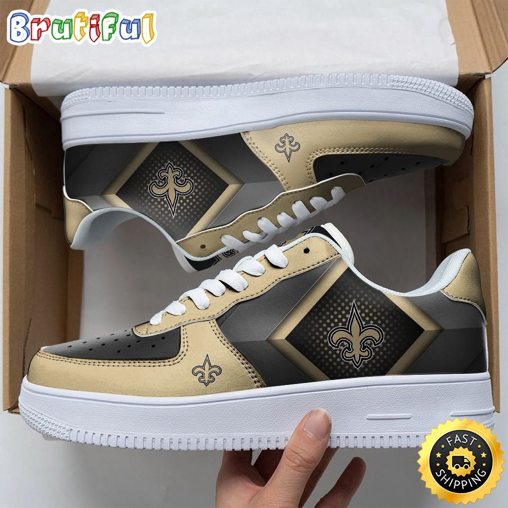 NFL New Orleans Saints Air Force 1 Shoes Chic AF1 Collection 1