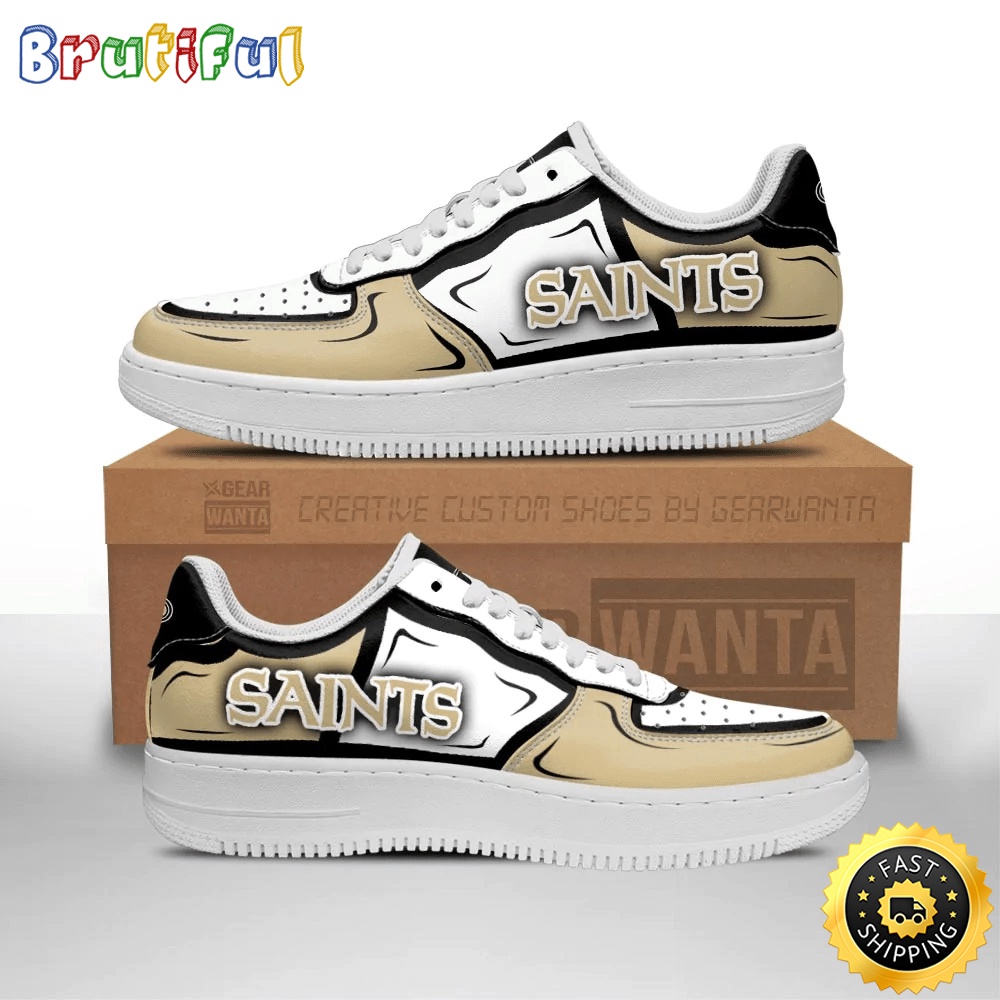 NFL New Orleans Saints Air Force 1 Shoes Football Sports Sneaker Shoes 1