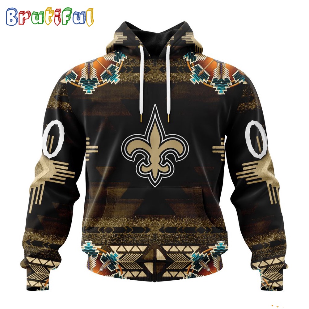 NFL New Orleans Saints Hoodie Special Native Costume Design Hoodie 1