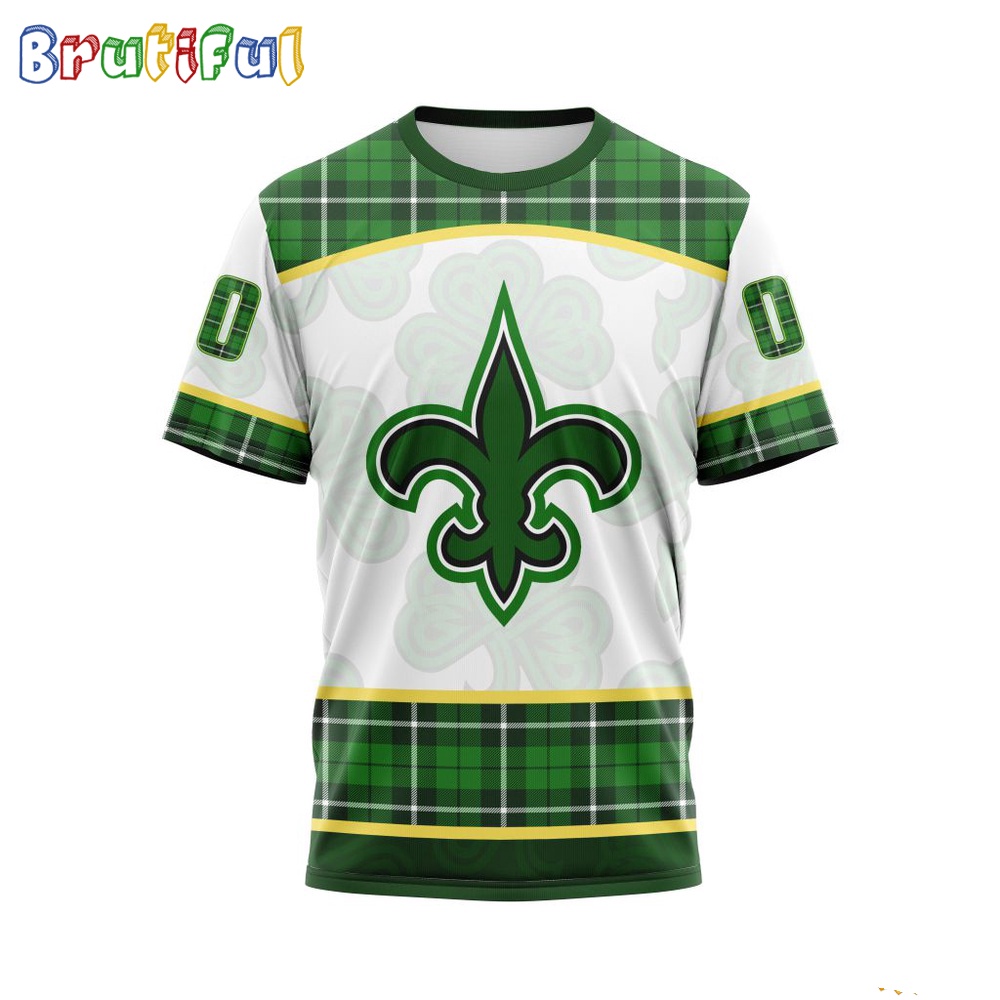 NFL New Orleans Saints T Shirt Special Design For St Patrick Day 1