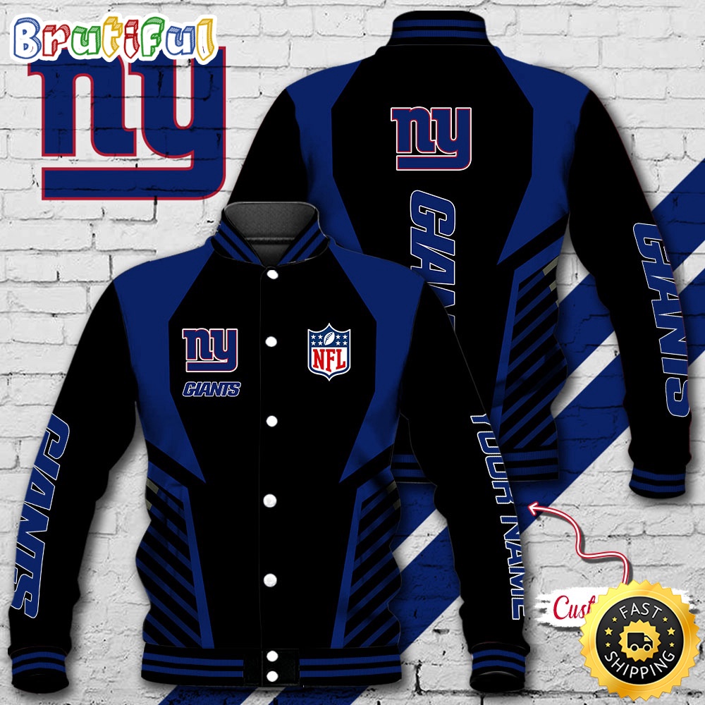 NFL New York Giants Baseball Jacket Football Sports Jacket