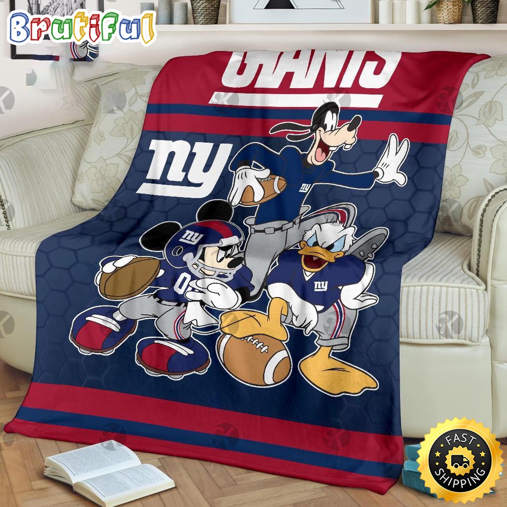 NFL New York Giants Blanket Minnie Mouse Blanket