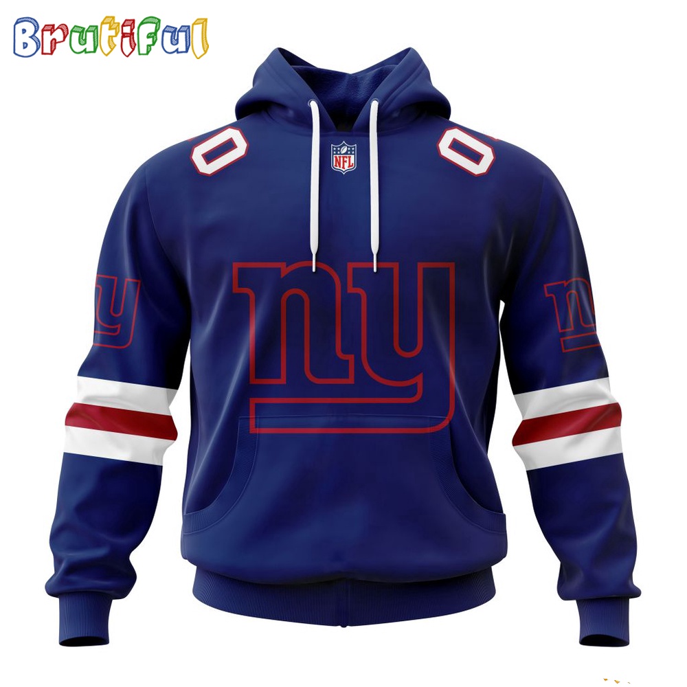 NFL New York Giants Hoodie 2024 Personalized Name And Number Unisex Hoodie 1