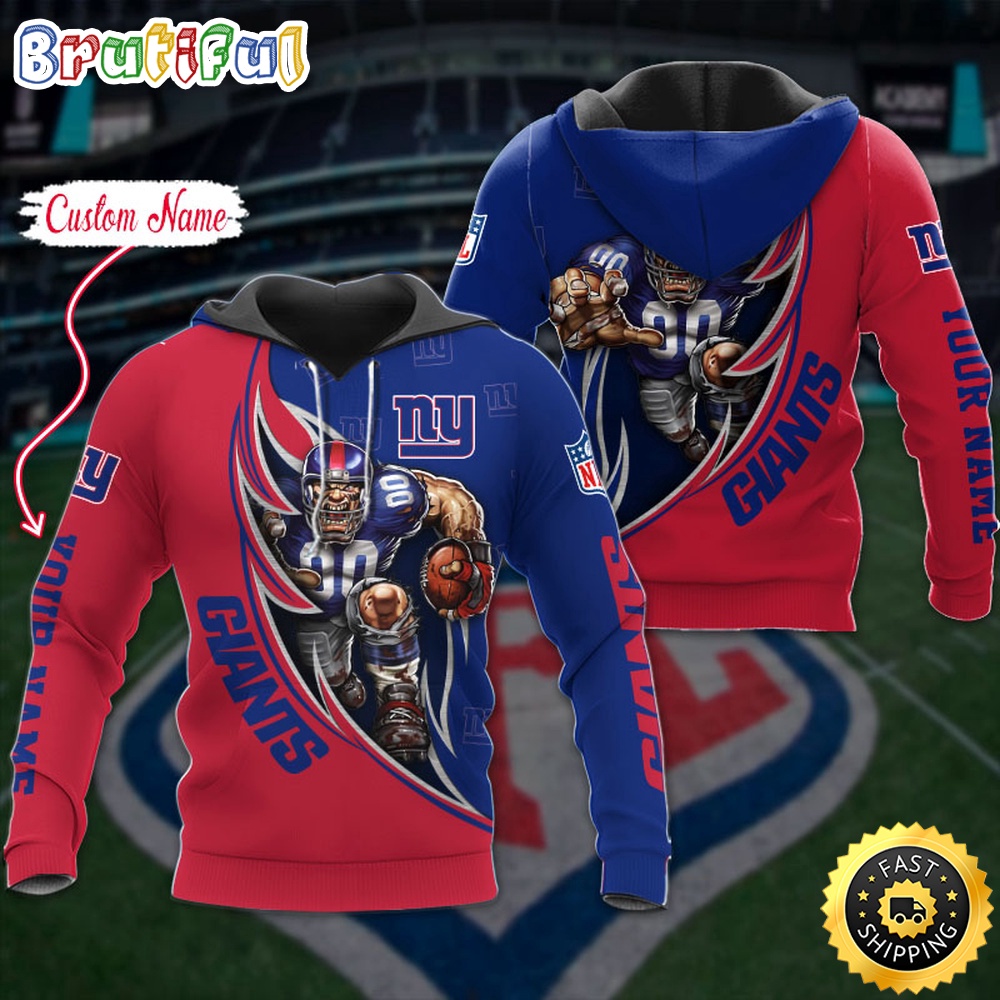 NFL New York Giants Hoodie Damn Right Sport Hoodie