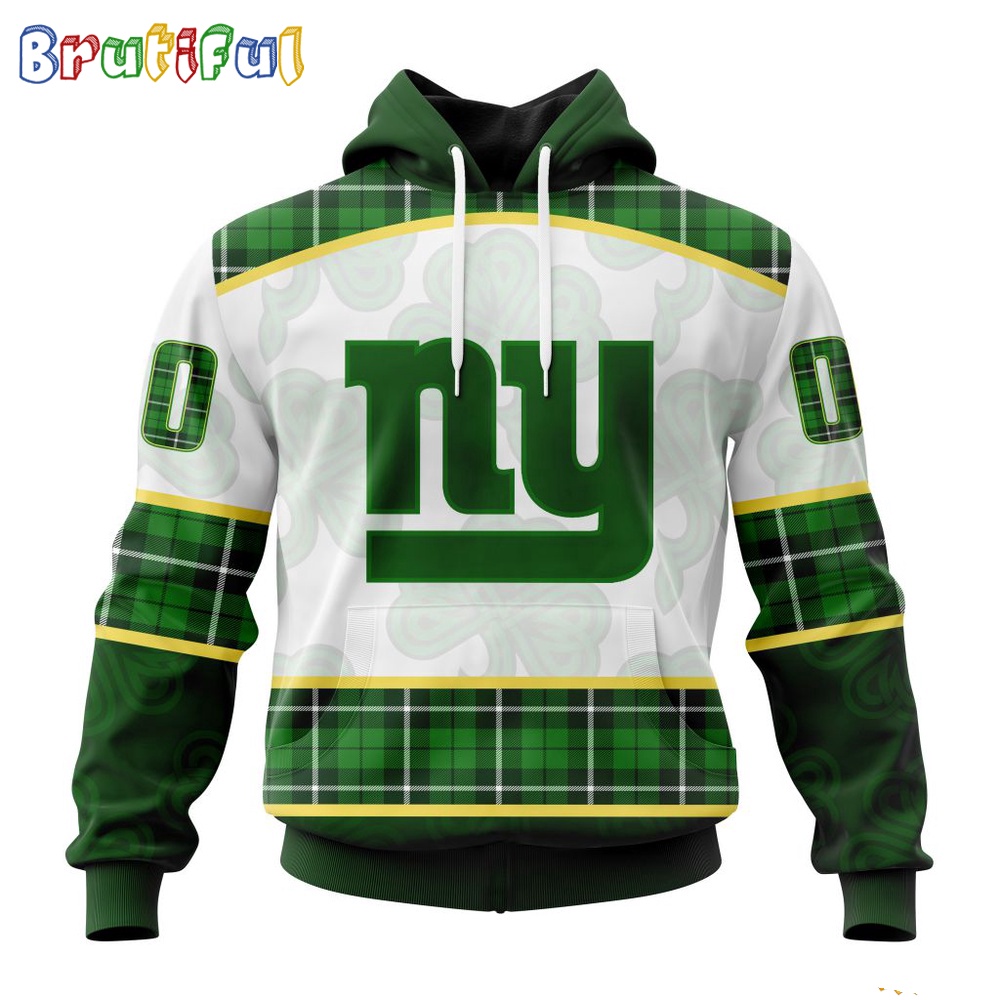 NFL New York Giants Hoodie Special Design 3D Hoodie St Patrick Day 1