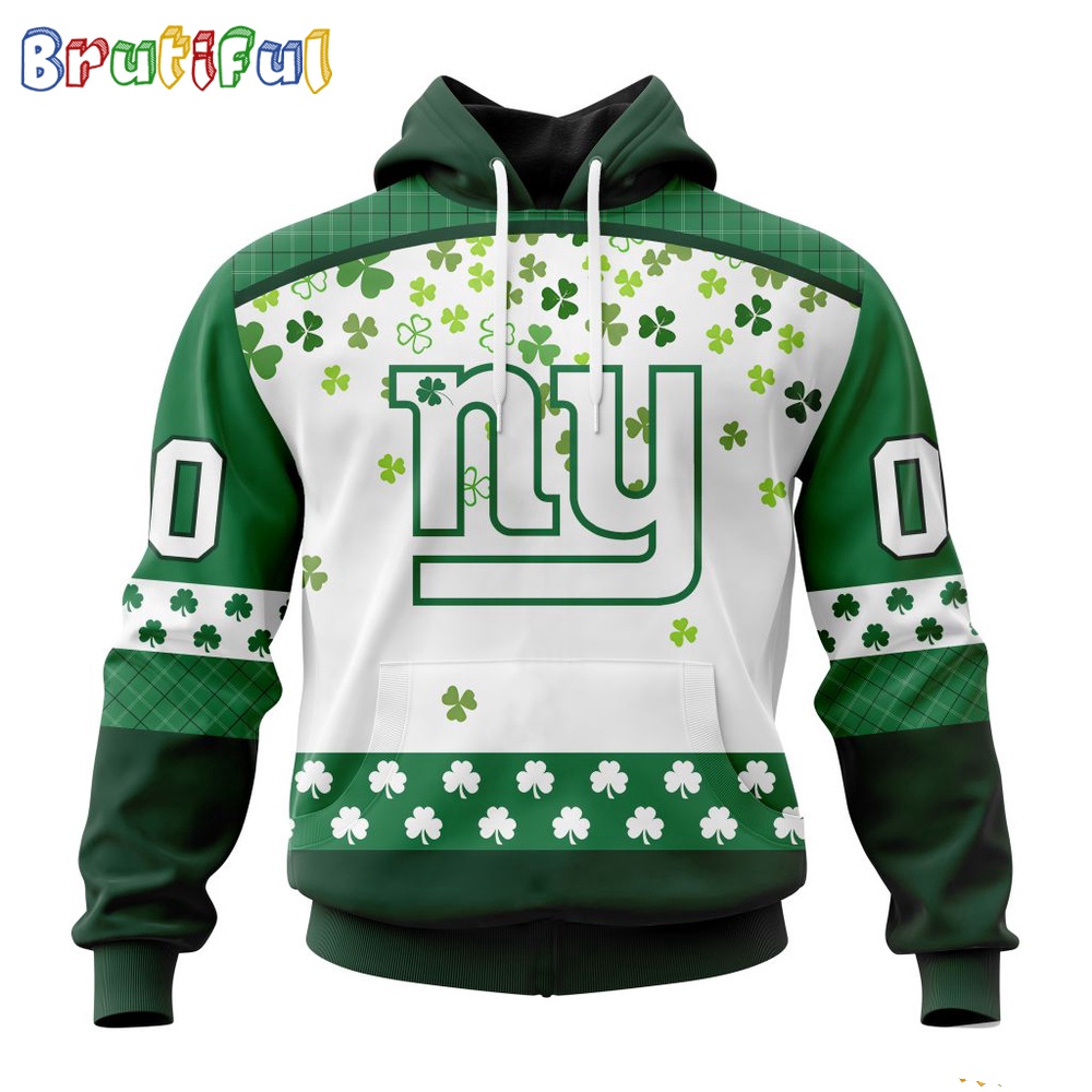 NFL New York Giants Hoodie Special Design For St Patrick Day 1