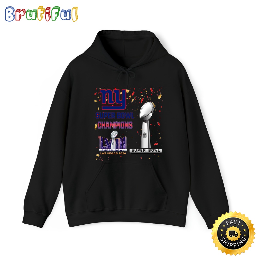 NFL New York Giants Hoodie Super Bowl LVIII 2024 Las Vegas Champions Unisex Hoodies 1