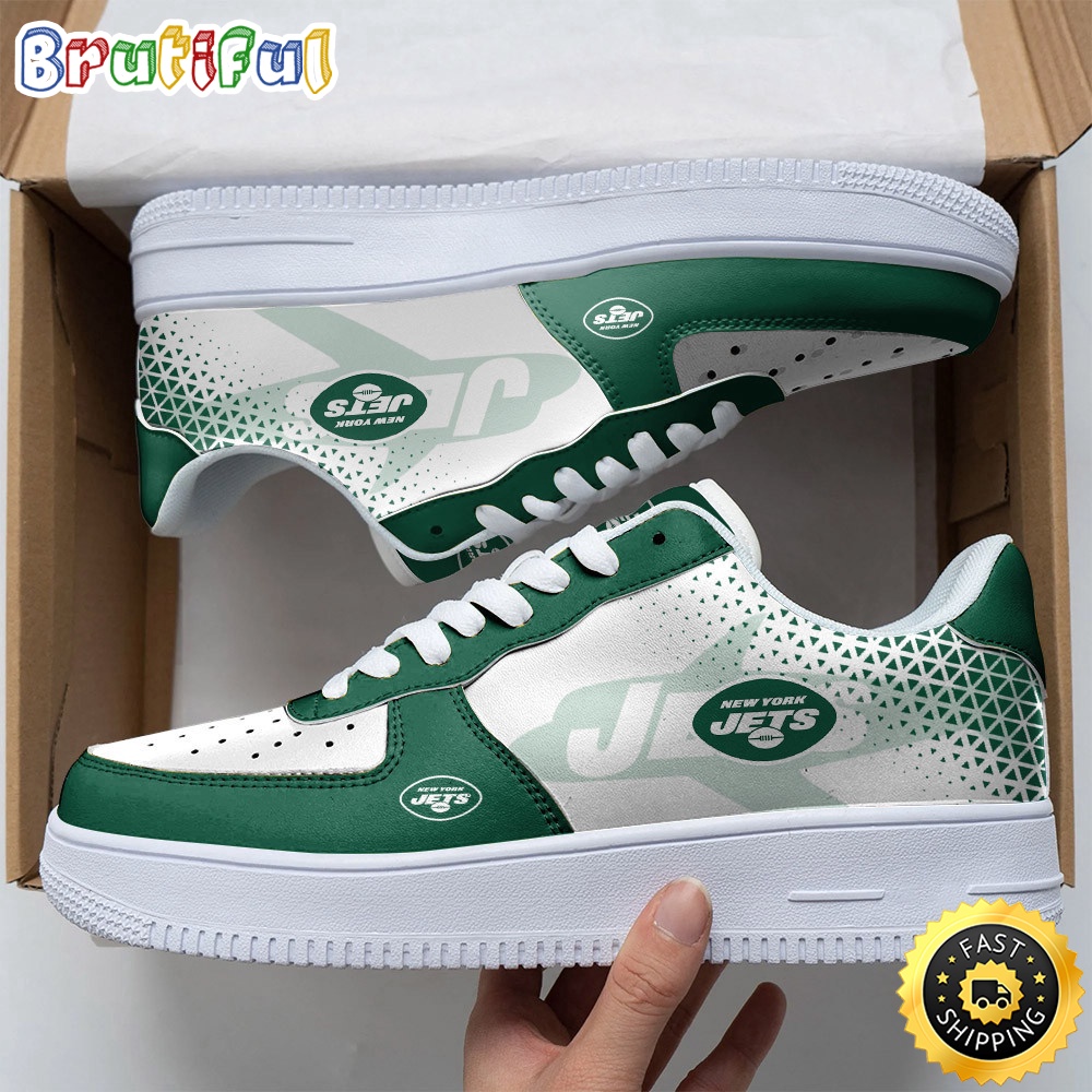NFL New York Jets Air Force 1 Shoes Classic Air Force Kicks 1