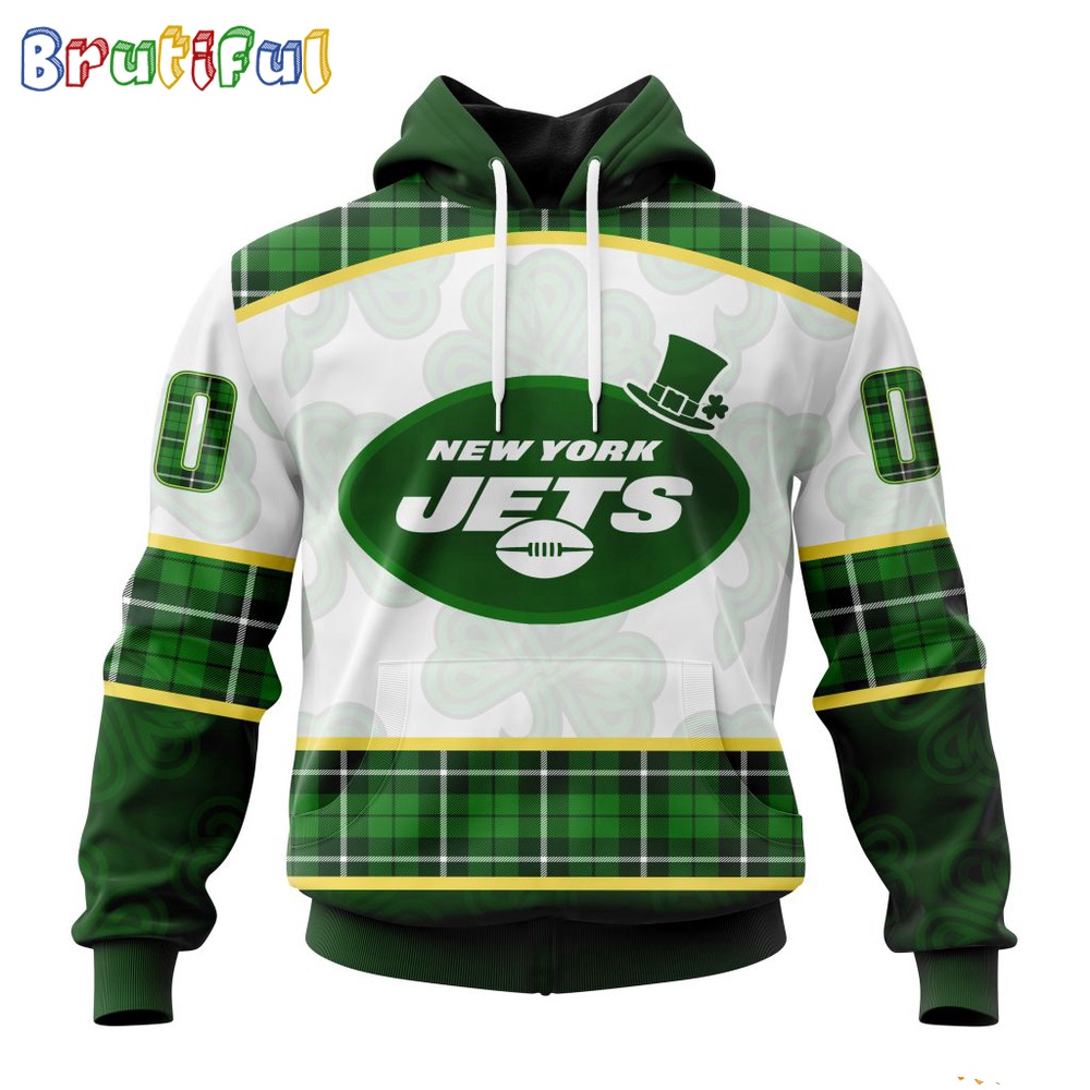 NFL New York Jets Hoodie Special Design 3D Hoodie St Patrick Day 1