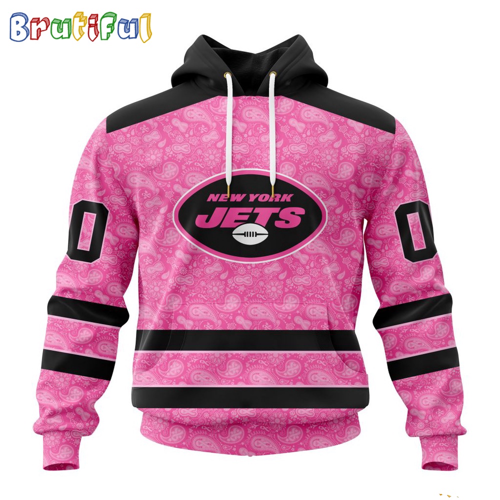 NFL New York Jets Hoodie Special Pink Hoodie Design Fight Breast Cancer 1