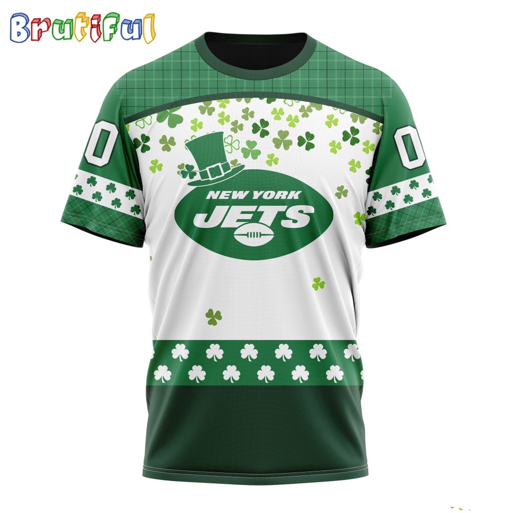 NFL New York Jets T Shirt Special Design T Shirt St Patrick Day 1