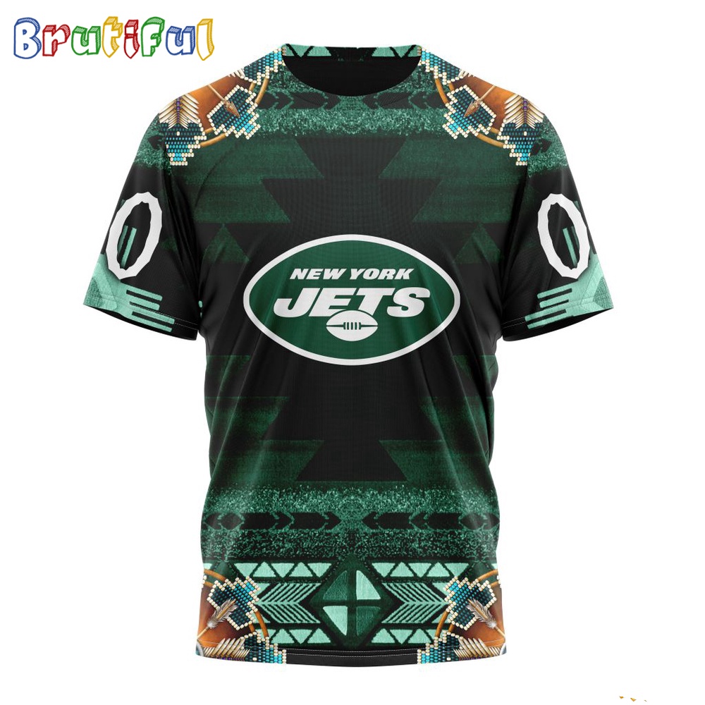 NFL New York Jets T Shirt Special Native Costume Design T Shirt 1