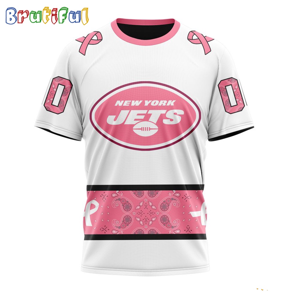 NFL New York Jets T Shirt Special Pink Design Fight Breast Cancer 1