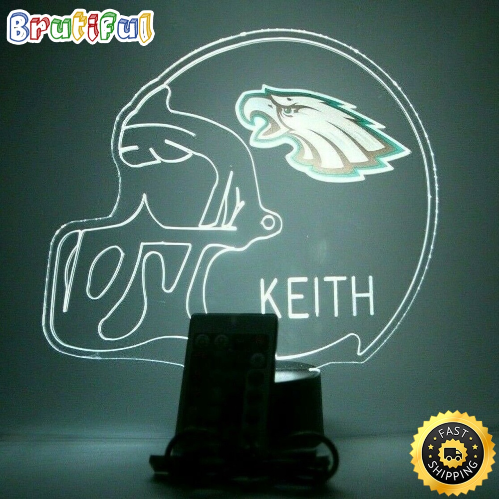 NFL Philadelphia Eagles Night Light Up Football LED Light