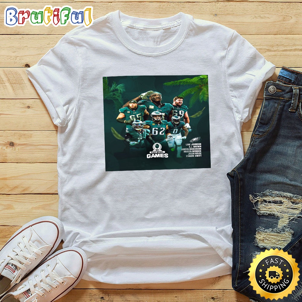 NFL Philadelphia Eagles Pro Bowl 2024 T Shirt