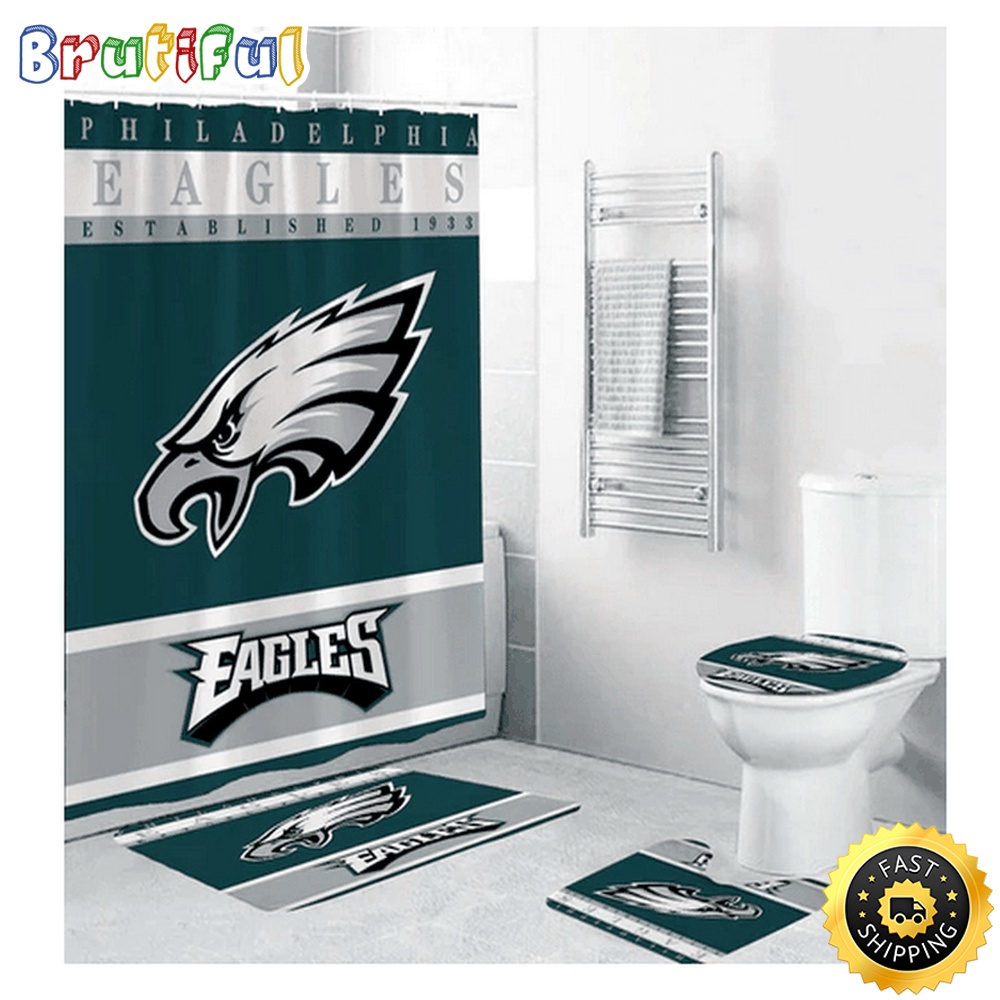 NFL Philadelphia Eagles Shower Curtain Sets 1