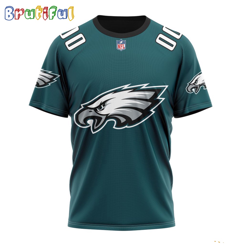 NFL Philadelphia Eagles T Shirt 2024 Personalized Name And Number Unisex T Shirt 1
