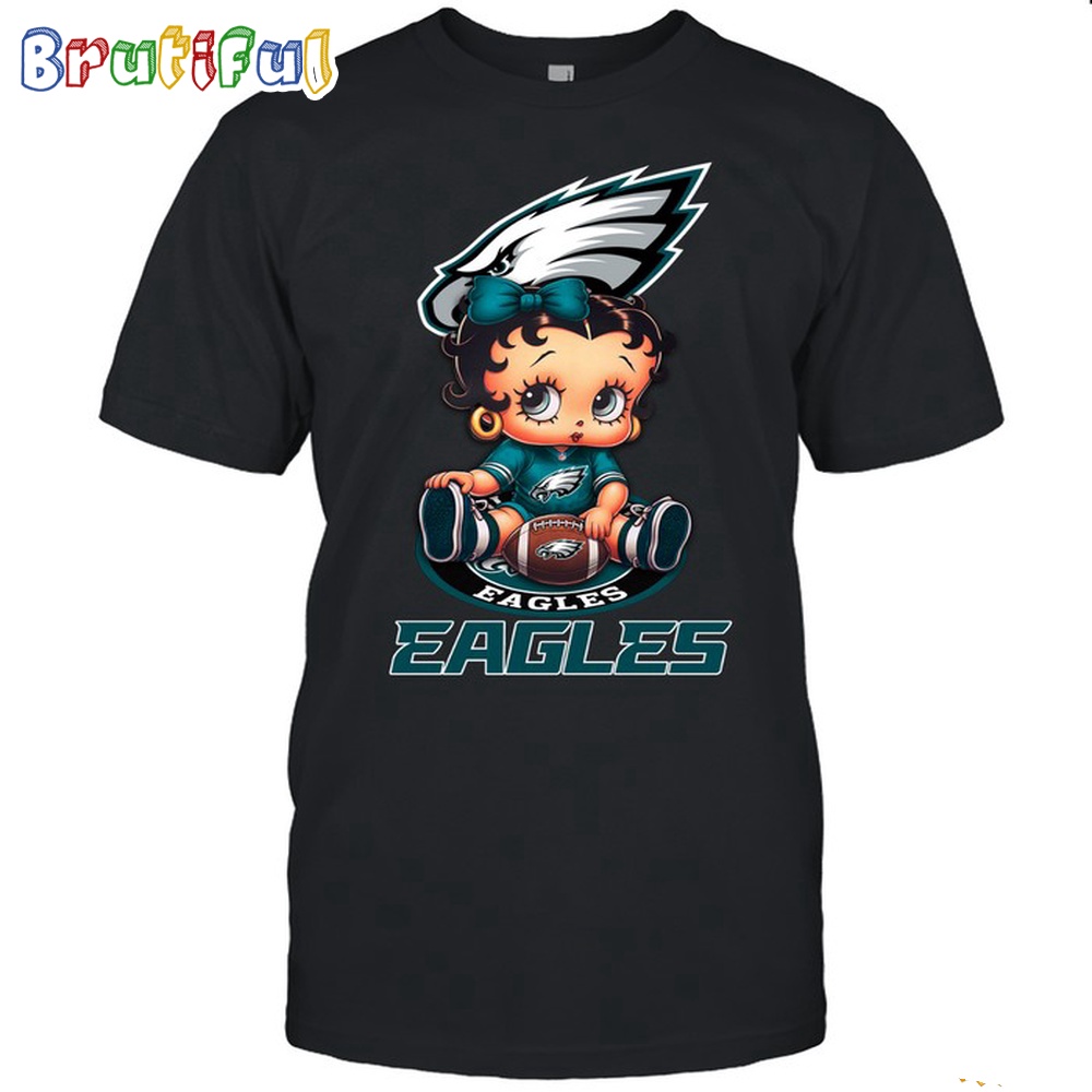 NFL Philadelphia Eagles T Shirt Betty Boop Football Tshirt