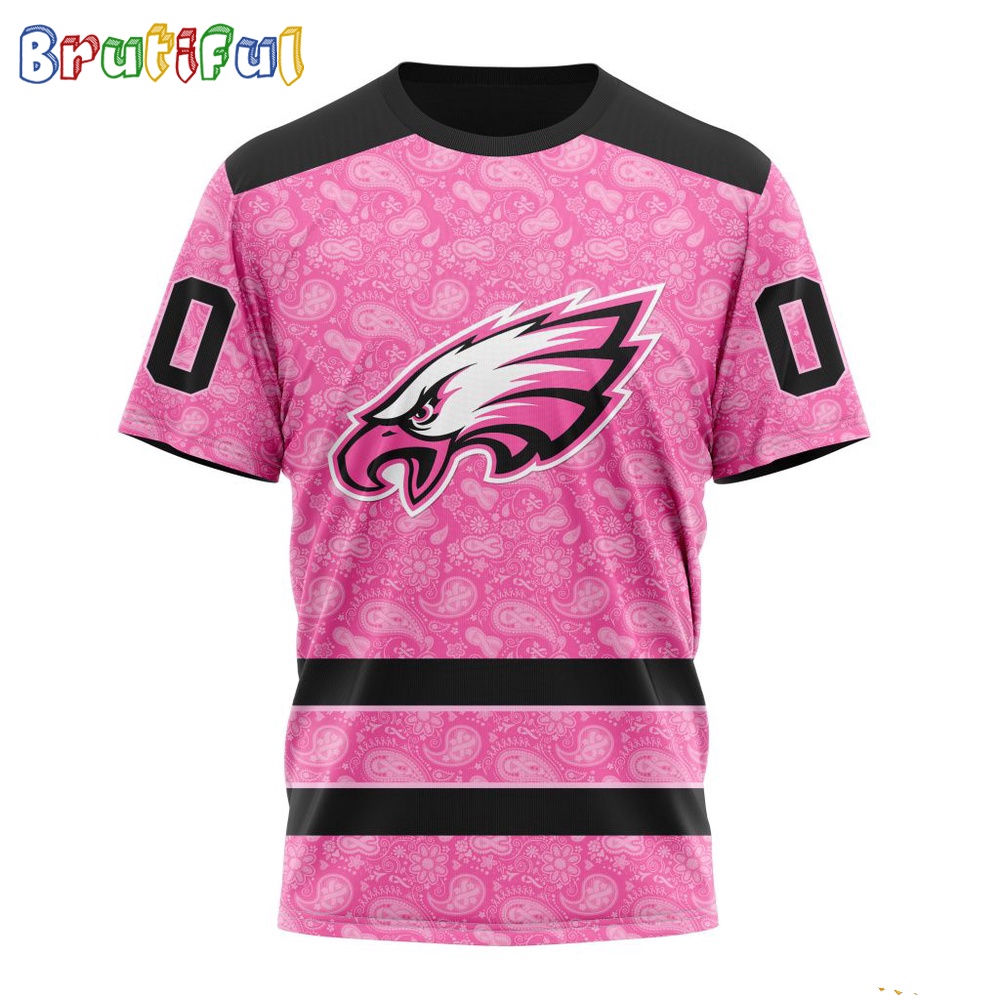 NFL Philadelphia Eagles T Shirt Special Pink T Shirt Design Fight Breast Cancer 1