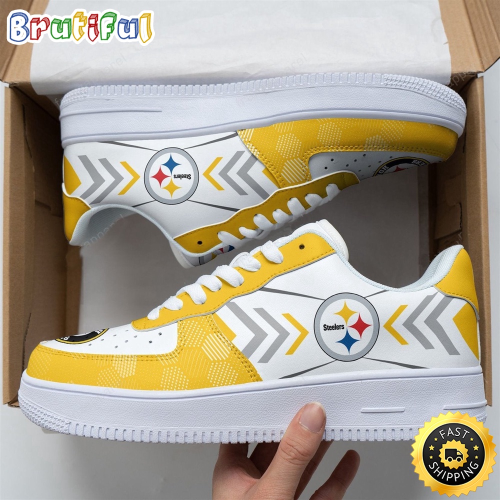 NFL Pittsburgh Steelers Air Force 1 Shoes Team Football Sports Shoes 1