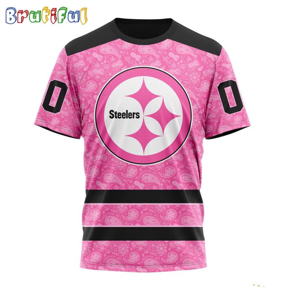 NFL Pittsburgh Steelers T Shirt Special Pink T Shirt Design Fight Breast Cancer 1