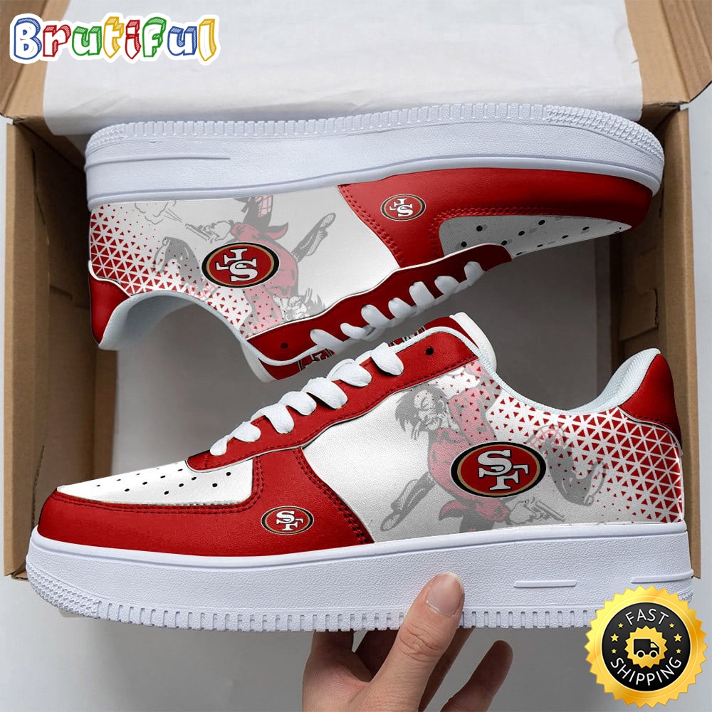 NFL San Francisco 49ers Air Force 1 Shoes Classic Air Force Kicks 1