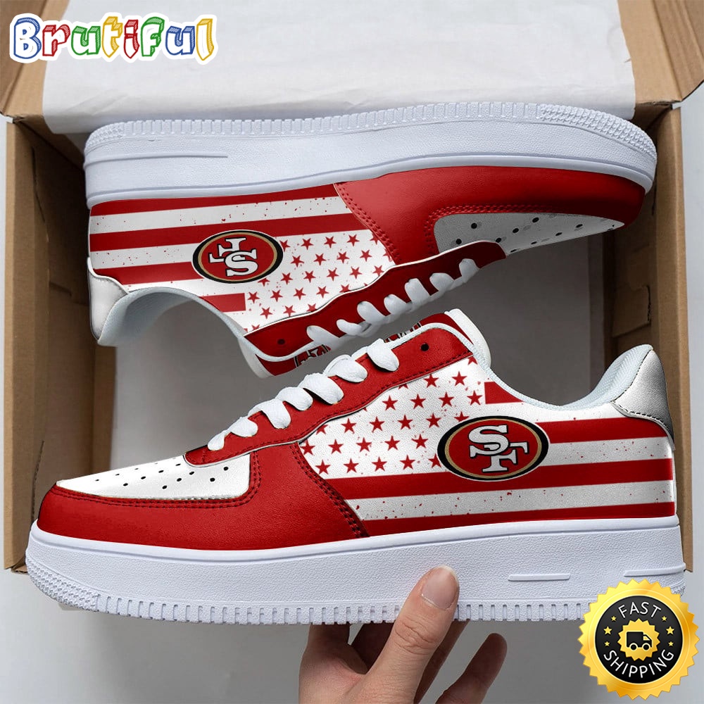 NFL San Francisco 49ers Air Force 1 Shoes Urban Streetwear Shoes 1
