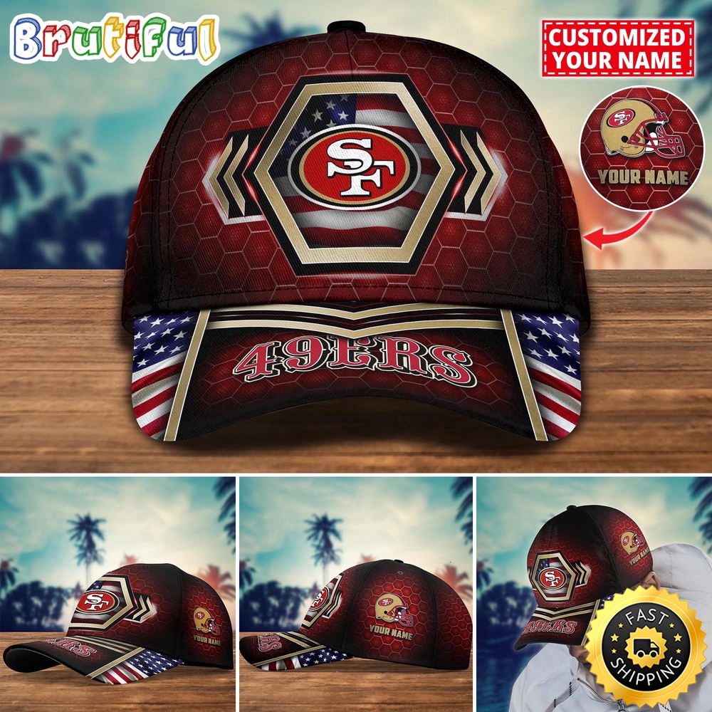 NFL San Francisco 49ers Baseball Cap Best Trending Custom Name Cap