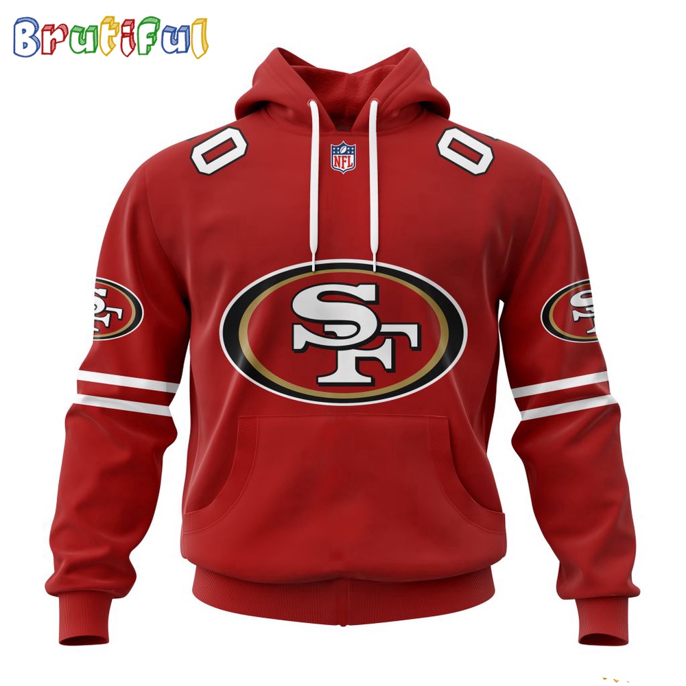 NFL San Francisco 49ers Hoodie 2024 Personalized Name And Number Unisex Hoodie 1