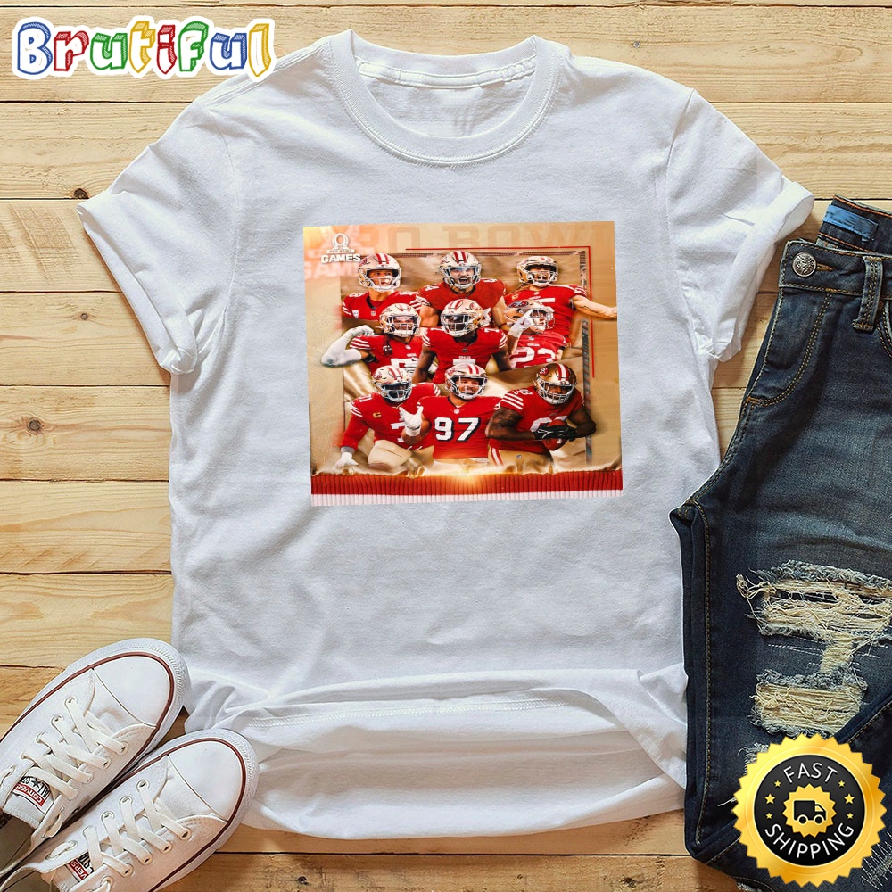 NFL San Francisco 49ers Pro Bowl 2024 T Shirt