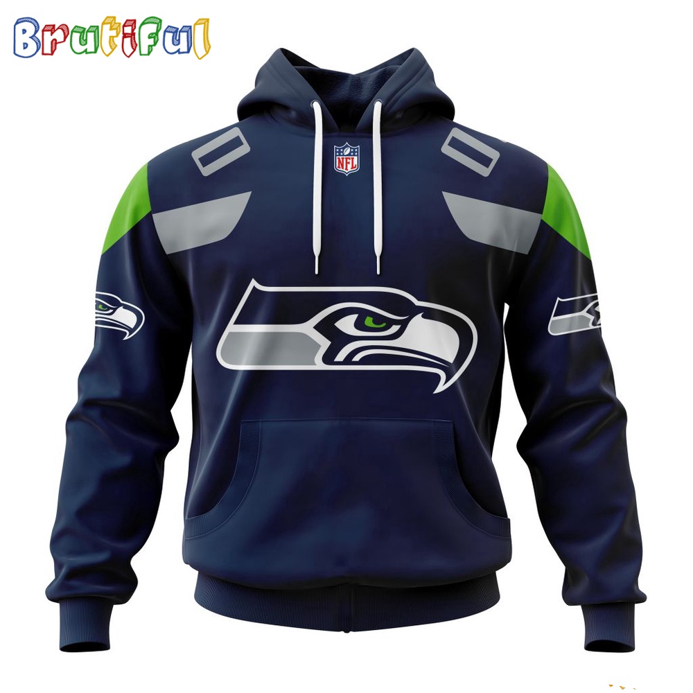 NFL Seattle Seahawks Hoodie 2024 Personalized Name And Number Unisex Hoodie 1