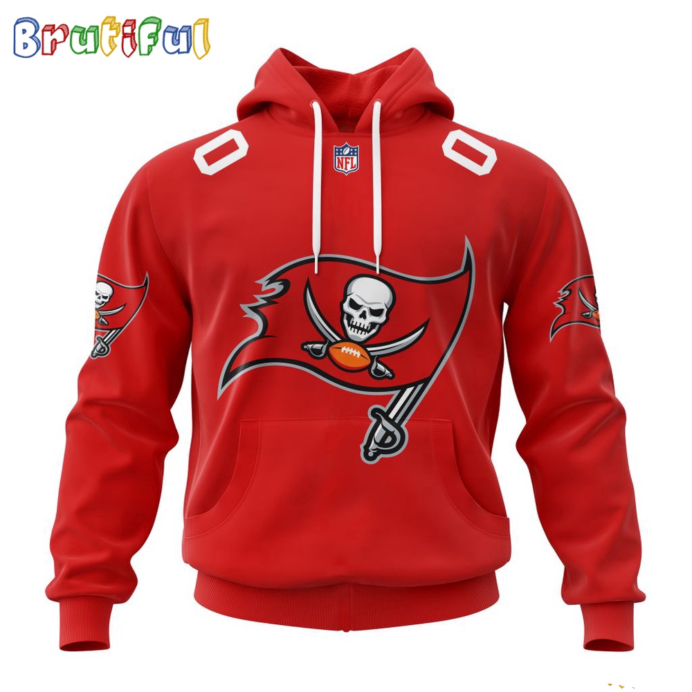 NFL Tampa Bay Buccaneers Hoodie 2024 Personalized Name And Number Unisex Hoodie 1