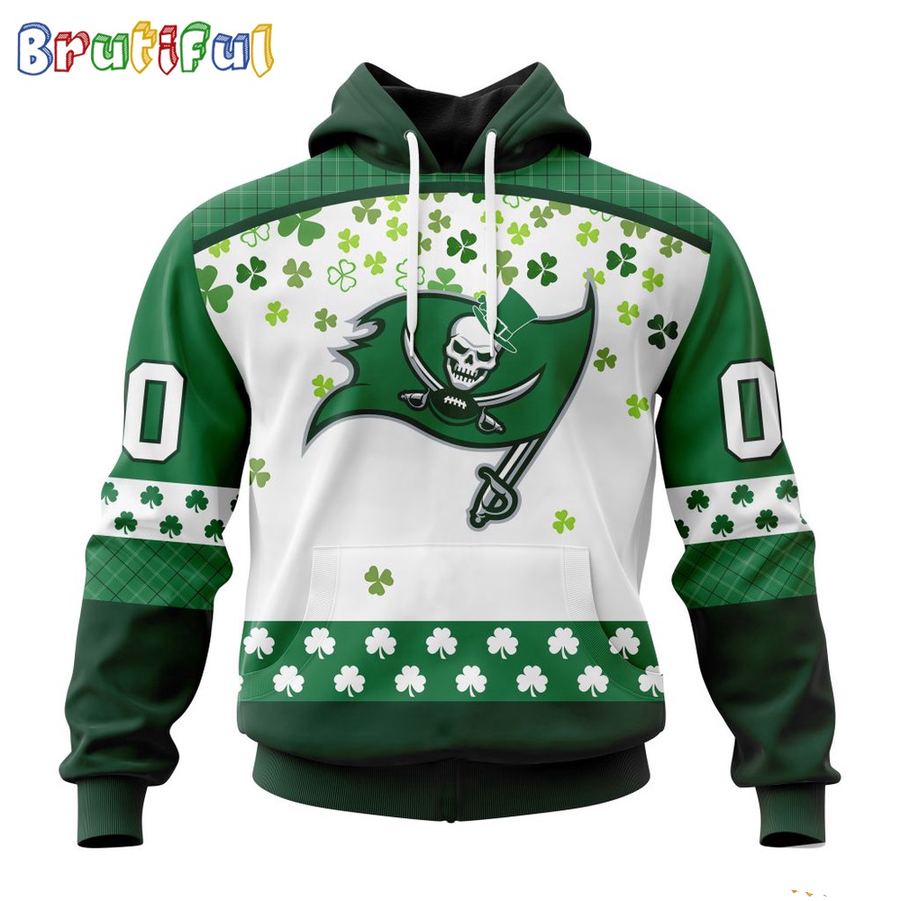 NFL Tampa Bay Buccaneers Hoodie Special Design For St Patrick Day 1