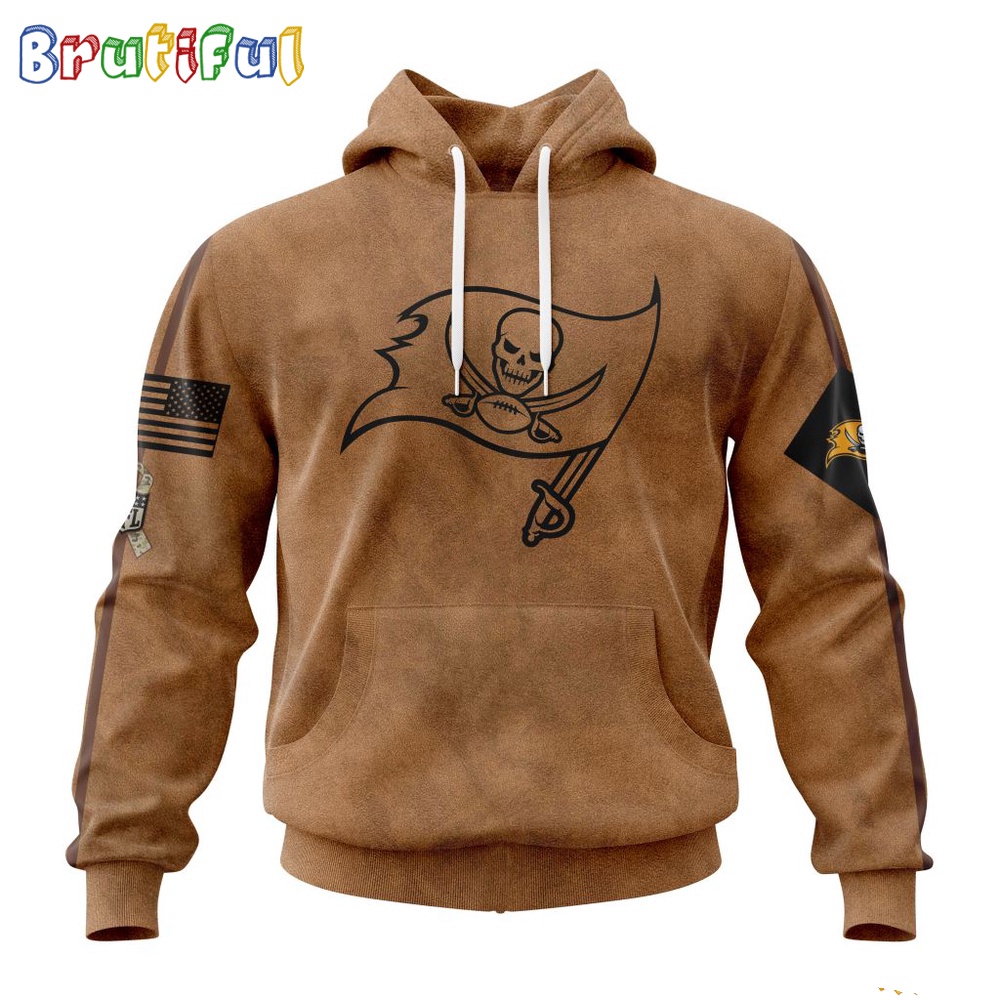 NFL Tampa Bay Buccaneers Hoodie Special Salute To Service For Veterans Day Full Printed Hoodie 1