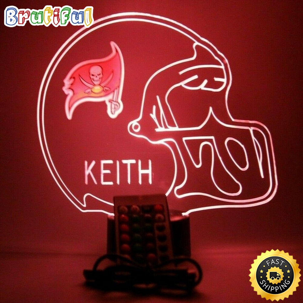 NFL Tampa Bay Buccaneers Night Light Up Football LED Light